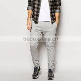 Mens Slim Fit Blank Jogger Pants With Zippered Hem Wholesale Blank Jogger Pants thumbnail-1