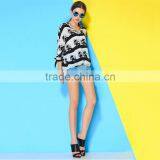 Womens Clothing Summer 2015,plus Size Chiffon Blouse thumbnail-2