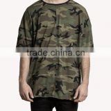 China Manufacture High Quality Camouflage T Shirt for Men Loose Fit Green Camo T-Shirt Cheap Wholesale Short Sleeve Camo Tee