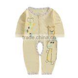 2017Cheap Newborn Sleepwear Organic Cotton Infant Baby Romper thumbnail-4