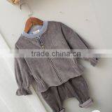 YE5206 Girls Jacket Corduroy Flying Sleeves 2017 Autumn Children Coat thumbnail-3