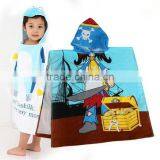 100% Cotton Printing Kids Hooded Animal Towel thumbnail-5