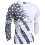 Casual Men Long Sleeve Printed Tshit thumbnail-2