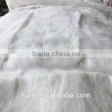 2016 Real Natural White Bed Rabbit Fur Rug Decorative Floor Fur Throw Carpet Blanket Home Decor Bedding New thumbnail-1