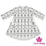 48BQA141 Lovebaby Printed Animal Pattern Long Sleeve With Two Big Pocket Baby Girls Casual Wear New Design Girls Short Frock thumbnail-6