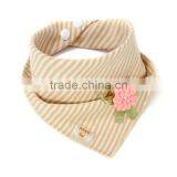 S33341W Cotton Towel New Baby Bib Bandana Baby Girls Fancy Flower Bib thumbnail-5
