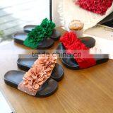 S17471A 2017 Wholesale Girls Slipper Summer Flower Slipper thumbnail-5