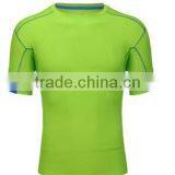 100% Polyester Plain Round Neck Blank Compression Men t Shirt thumbnail-1