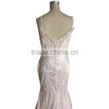 China OEM Supply Backless Sexy Long Tail Wedding Dresses thumbnail-4