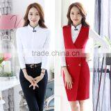 Female Hotel Uniform Office Uniforms Designs for Women Ladies Dresses thumbnail-4