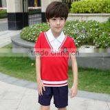 Juqian China Uniform Manufacturer Custom-made Stylish Red Autumn Summer Kindergarten School Uniform thumbnail-5