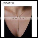 Wholesale Simple Design Geometric Triangulation Short Necklace thumbnail-4
