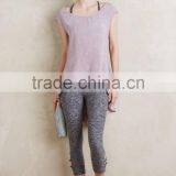 Custom Women Yoga Wear Polyester Spandex Dry Fit Sexy Gym Fitness Leggings thumbnail-4