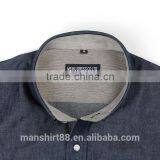 Business Shirts Denim Button Down New Design Men Dress Shirt thumbnail-2