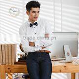 Latest Style Man Dress Shirts With Long Sleeve 100%cotton thumbnail-2