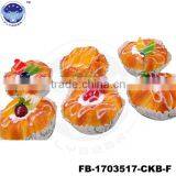 2017 Cream Fruit Cake Fake Food Simulated Food Models