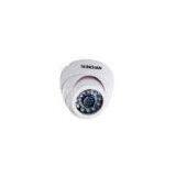 600TVL Horizontal Resolution 3.6mm IR CMOS CCTV Camera, ICR DM-819M Plastic White Dome Camera With 1