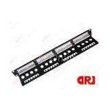 RJ45 90degree 24 Ports Cat5e UTP Network Patch Panel Fit for 23-28AWG Cables