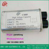 HV Capacitor 2100VAC 0.9UF Microwave Capacitor thumbnail-1
