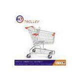 Durable Exhibition / Retail Shopping Trolleys Steel Material , Castor Size 4 thumbnail-1
