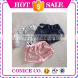 new colors boutique wholesale little baby girls shiny sequin tight shorts