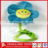 Custome flower pot toy with flower soft toy flower