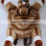 Custom Soft Animal Backpack Plush Horse Backpack thumbnail-5
