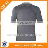 UV50+ Kids Short Sleeve Rash Guard With Front Zipper -140