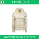 Fixed Women Plain White Down Jacket in Classic Style thumbnail-1