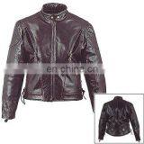 HMB-0332C WOMEN LEATHER JACKETS BIKER FASHION MOTORCYCLE COATS