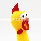 17cm-44cm Screaming Chicken Yellow Vinyl Chicken Squeaky Pet Dog Chew Toy thumbnail-4