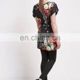 Big Flower Wholesale Tunic For Elegant Ladies Summer Wear thumbnail-4
