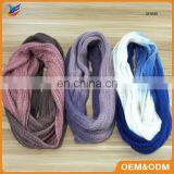 Custom Logo Acrylic Knitted Winter Scarf