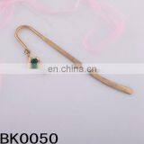 Hot New Products for 2015 Metal Bookmark Blank Gold Plating Metal Bookmarks for Books