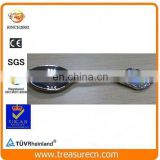 rush order has mould zinc alloy epoxy resin stick on logo 11cm short tea spoon