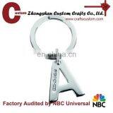 Antique Silver Plate Religious Metal Key Chain thumbnail-3