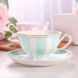 Chaozhou Good Sale Ceramics Turkish Style Luxury Beautiful Color Coffee Cup With Saucer thumbnail-2