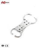 8 Holes Aluminum Lockout Hasp EP-K61 Aluminium Lockout Hasps Steel Shackle Padlock thumbnail-2