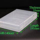 WEISHENG 35mm Square Transparent Plastic Box Stamp Storage Case Standard Cases PP Boxes Multifucntion thumbnail-3