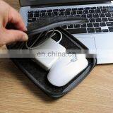 Felt Laptop Charger and Mouse Travel Pouch Case With Zipper thumbnail-2
