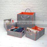 Bedroom Office Decoration Small Basket Felt Laundry Storage Basket thumbnail-1