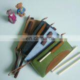 Custom Felt Leather Pen Pouch Holder thumbnail-5