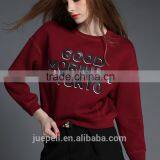 OEM Fashion Printed Good Quality Europe Style Lady Hoody thumbnail-4