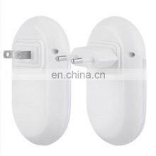 2019 Amazon Hot Sale Plug in 2 Pcs for 1 Pack Motion Activated Warm White Lighting Led Night Light With Light Sensor thumbnail-3