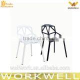WorkWell Modern Design Outdoor Stackable Plastic Chair KW-P04 Quality Choice