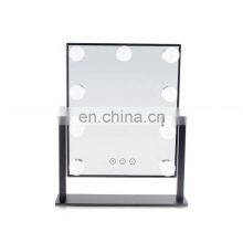 Новый дизайн оптовый портативный зеркало с лотком для хранения, настольное косметическое зеркало для макияжа thumbnail-1
