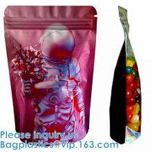 Metallized Zipper Pouch for Weed Packaging Rose Gold Black Metalized Foil Pouch, Gusseted Puch Bags, Bagease Bagplastics
