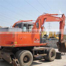 Original Japan Hitachi ZX160 Wheel Excavator on Sale in Shanghai thumbnail-4