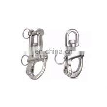 JRSGS Customized High Quality Stainless Steel Marine Grade Quick Release Diving Clips Swivel Snap Shackle Jaw Head for Sailboat thumbnail-4