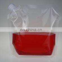 Customized Take Out Package Juice Packing Pouch Drink Packaging Spout Liquid Bag Water Bags thumbnail-3